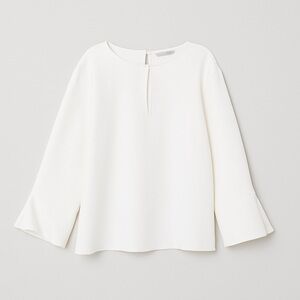 H&M Classic Cream Blouse